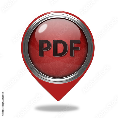 Free Download Pdf pointer icon on white background - GFXLoad