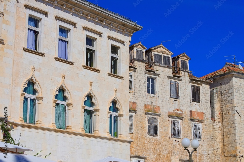 Fototapeta premium Trogir Fassade - Trogir facade 01