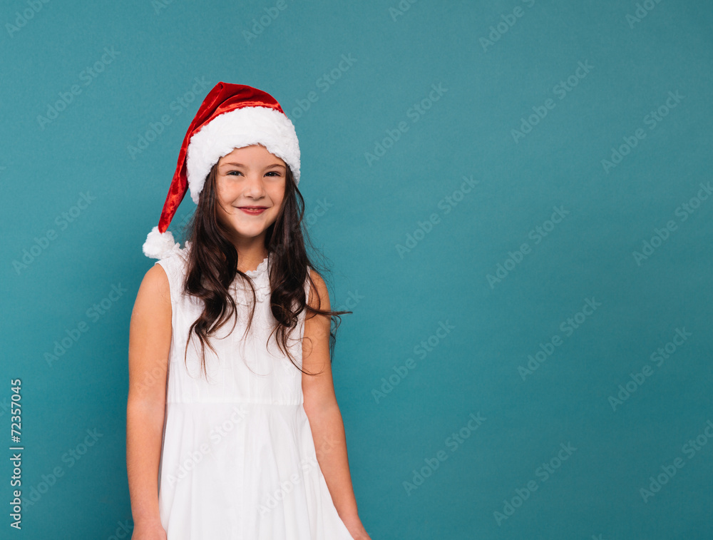 Child christmas portrait Child christmas portrait