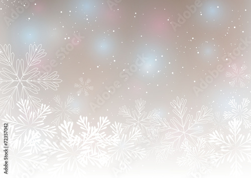 Fototapeta Naklejka Na Ścianę i Meble -  Abstract Christmas background with snowflakes 5