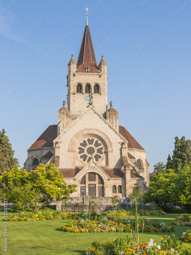 Basel, historische Pauluskirche, Kirchgemeinde, Schweiz