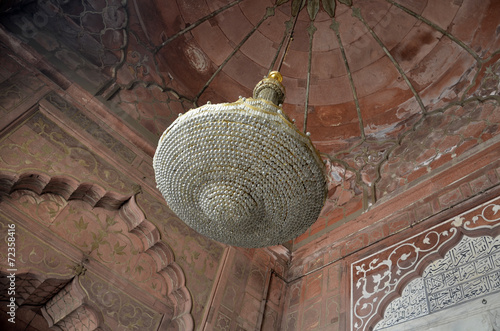 Site et minaret de Jama Masjid (New Delhi)