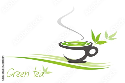 green tea, tea leaves , business logo design, India