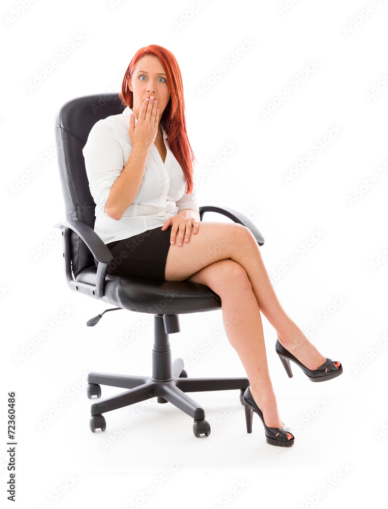 model isolated on plain background model isolated on plain background
