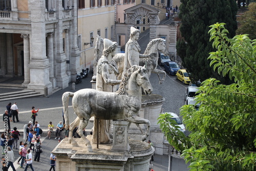 Reiterstatuen in Rom photo