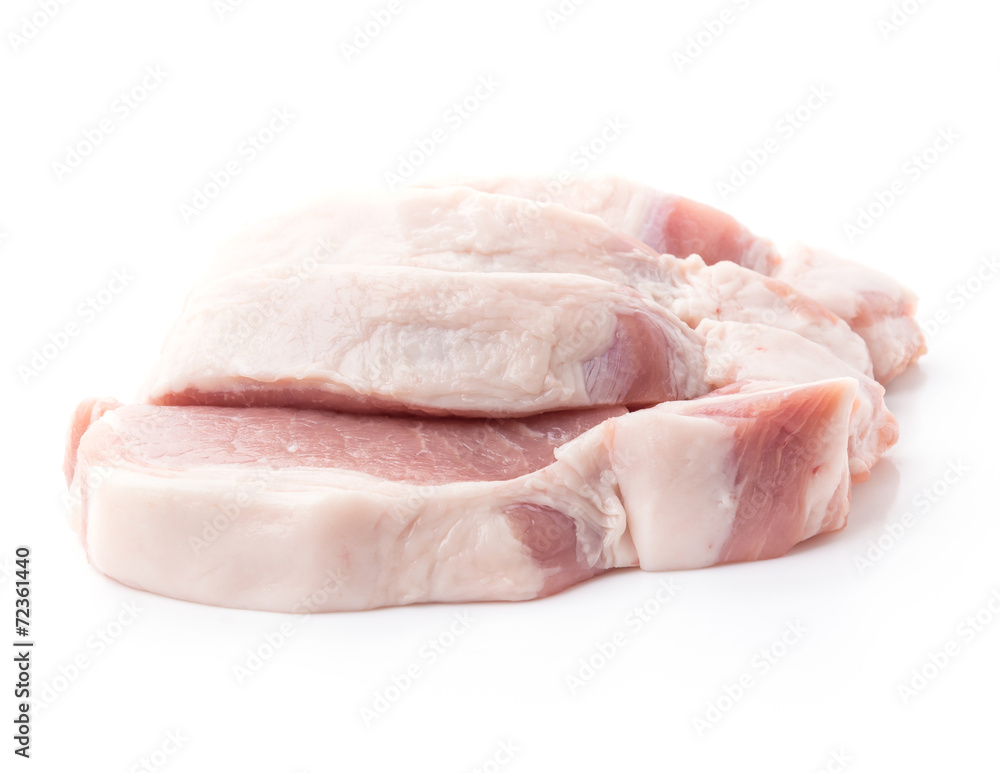 raw meat pork steak raw meat pork steak