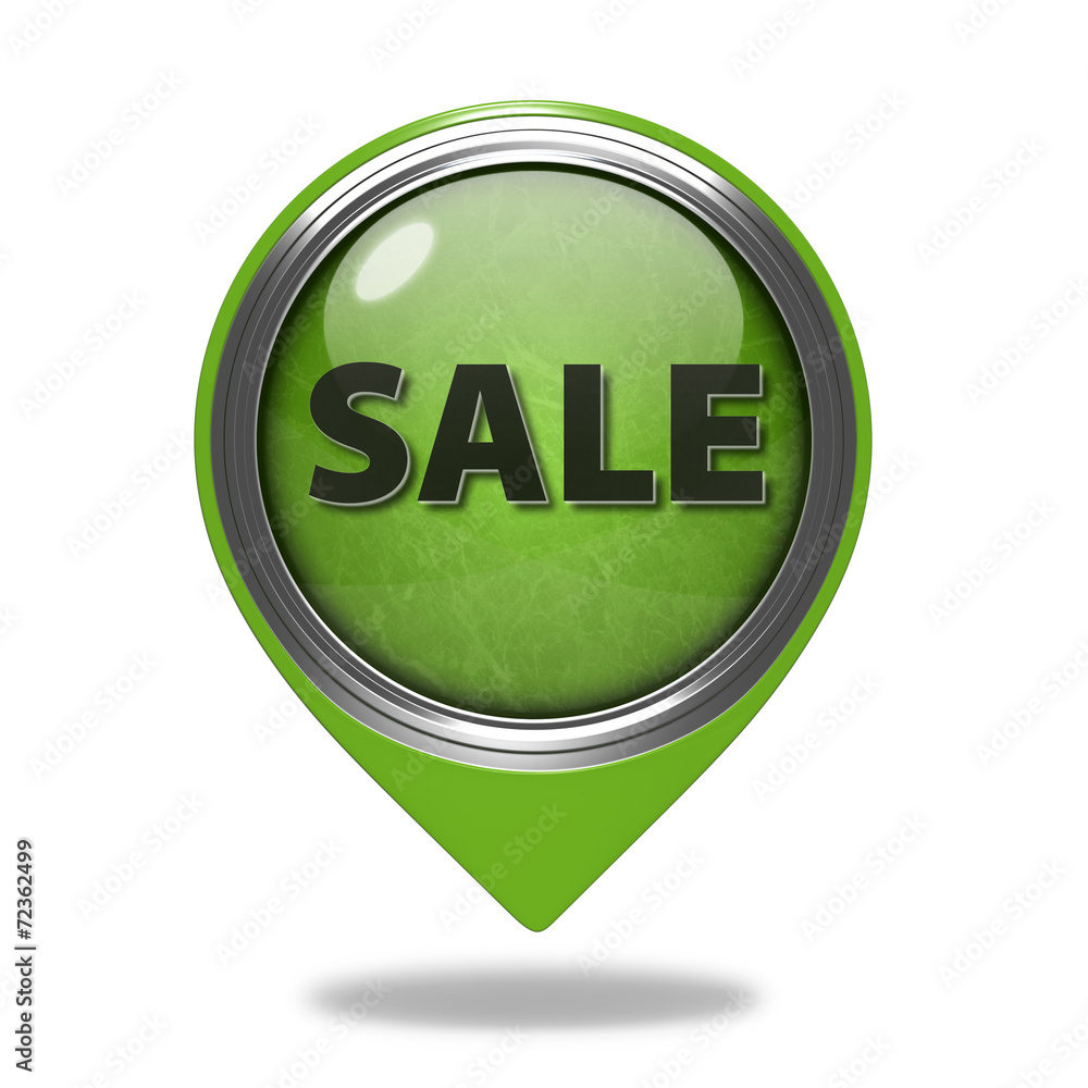sale pointer icon on white background sale pointer icon on white background