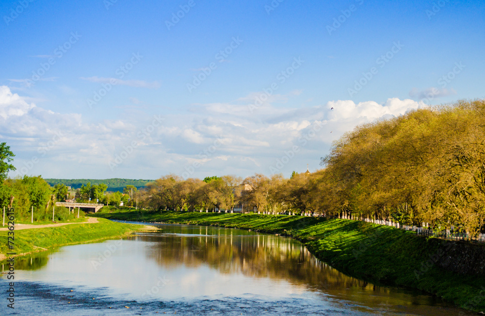 Small river in the city