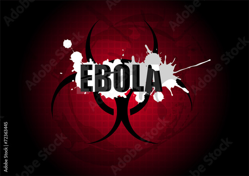 ebola virus biohazard caution vector