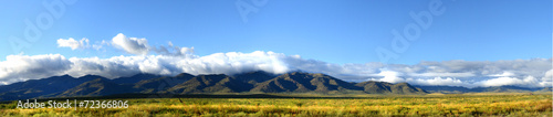 Obraz na płótnie Panoramic view of the mountains of northern New Mexico w salonie