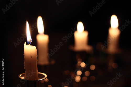 Candles in the darkness
