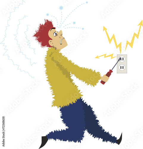Man get electrocuted