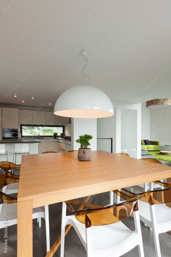 interior, dining room view