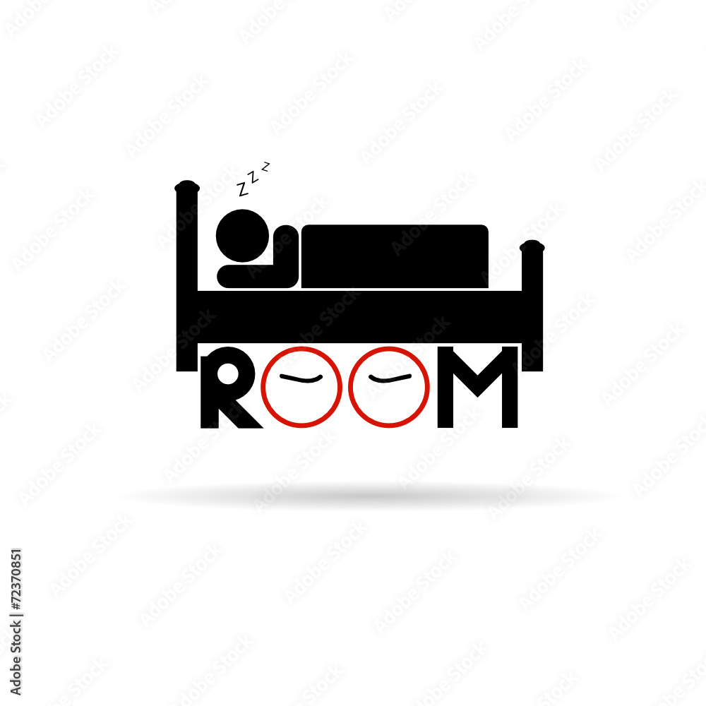 room icon hotel vector for sleeping illustration room icon hotel vector for sleeping illustration