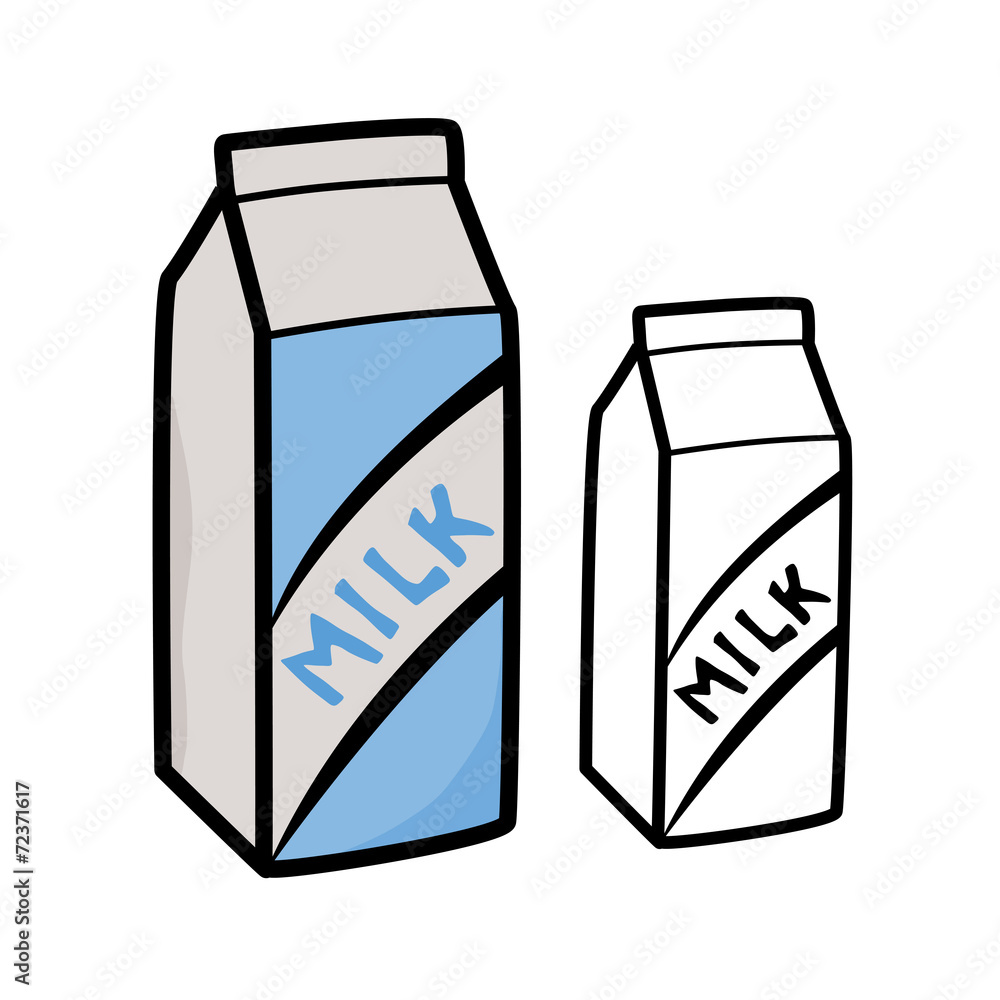 Milk carton pack Milk carton pack