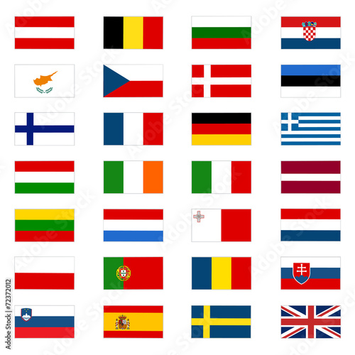 Free Download European Union Countries Flags - GFXLoad