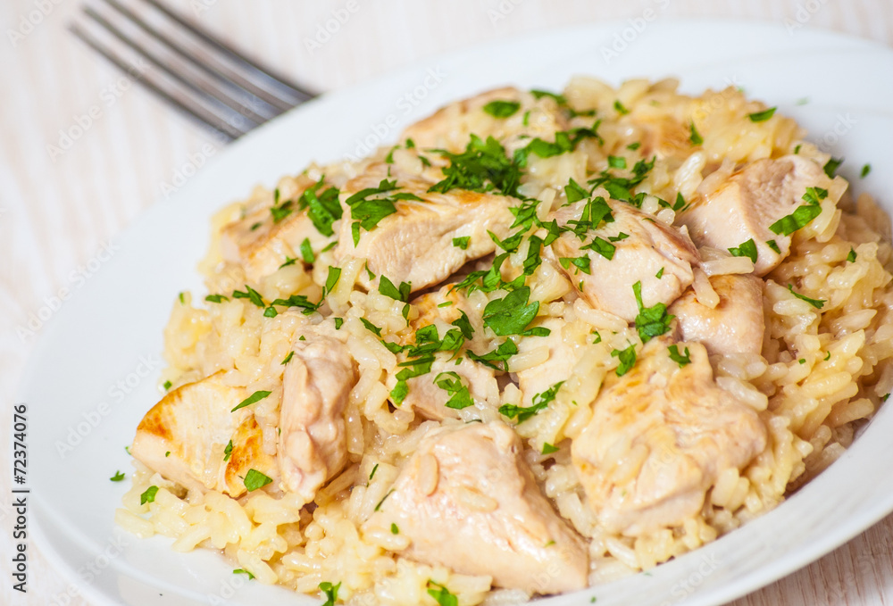 Chicken Breast with Rice Chicken Breast with Rice