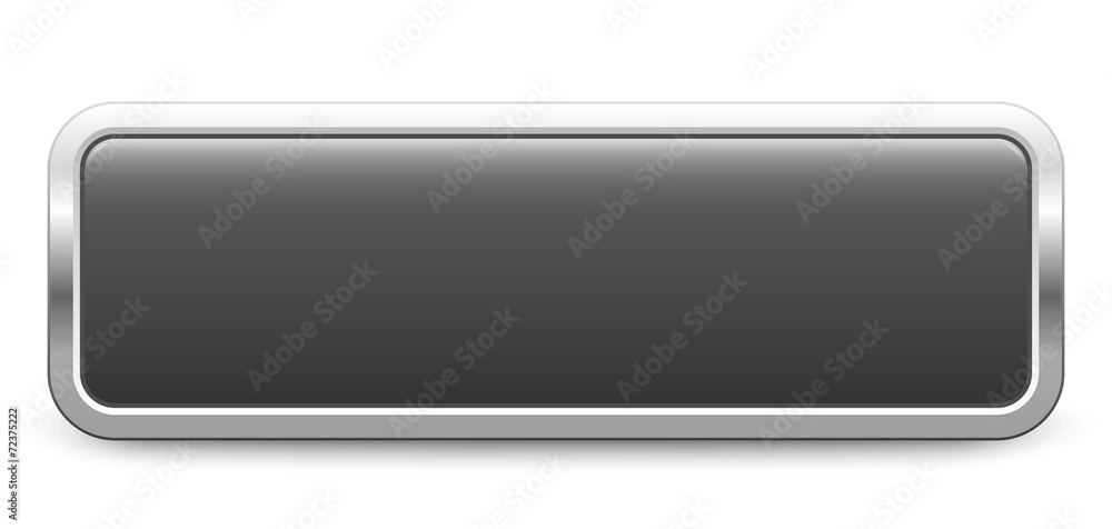 Long rectangular template - dark gray metallic button Long rectangular template - dark gray metallic button