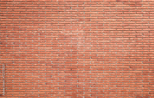 Red brick wall, background photo texture