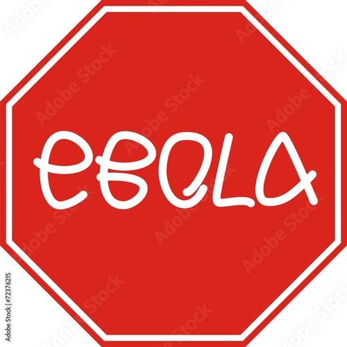 Знак  "Ebola"