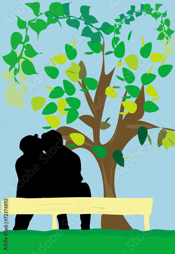 spring couple