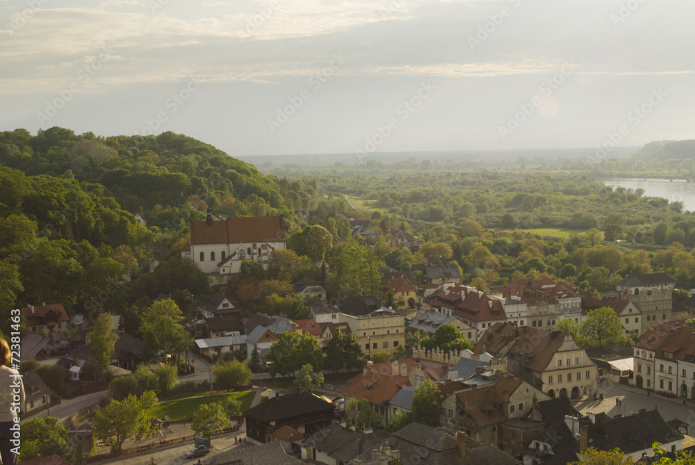 Fototapeta premium Polska wschodnia, Kazimierz Dolny nad Wisłą