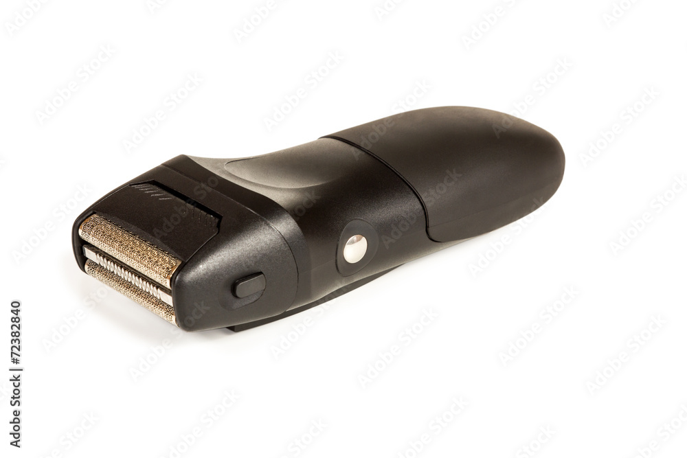 Black electric shaver Black electric shaver