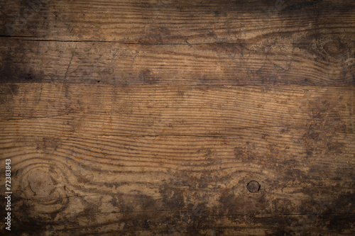 Fotografie, Tablou Brown wood texture. Abstract background