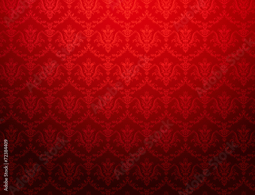vintage red wallpaper