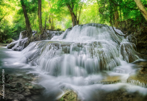 Level 7 of Huaimaekamin waterfall