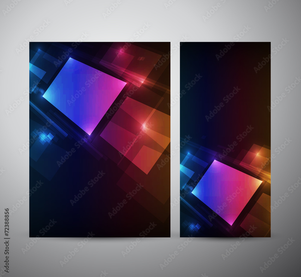 Fototapeta premium Brochure business design template or roll up