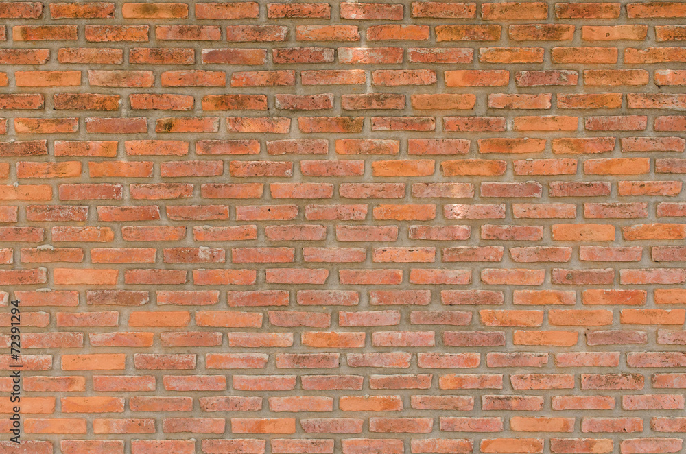 Red brick wall texture for background Red brick wall texture for background