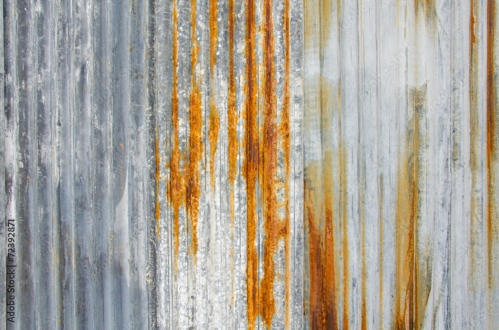 Fototapeta premium Rust texture zinc wall for background