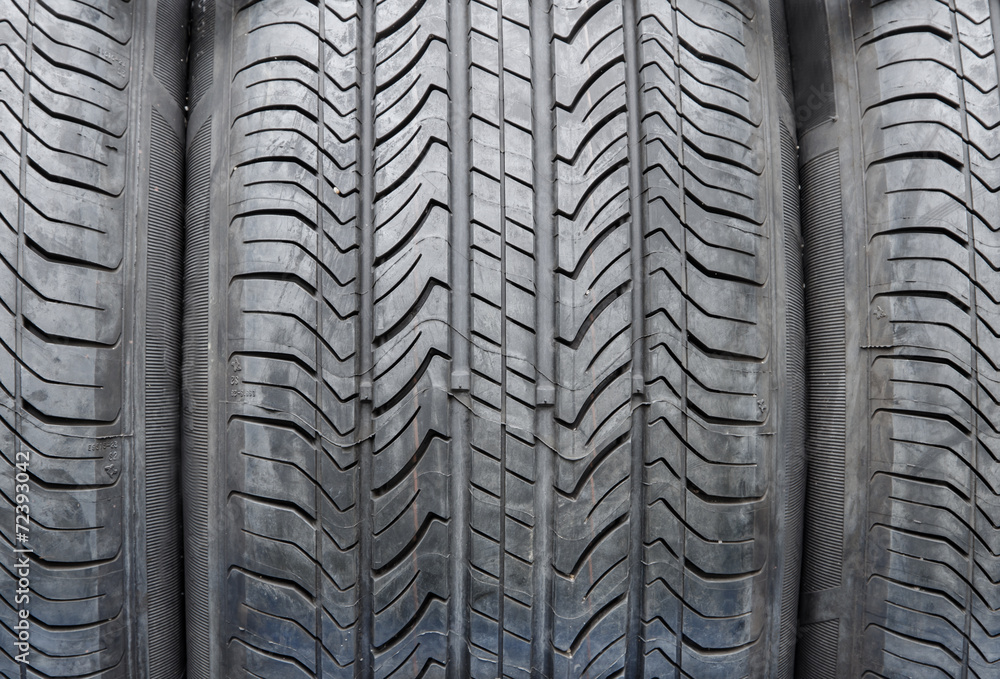 Fototapeta premium car tires texture for background