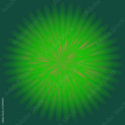 green dandelion, sun or star texture on green