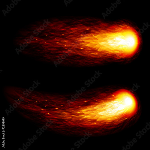 Vector fireball photo