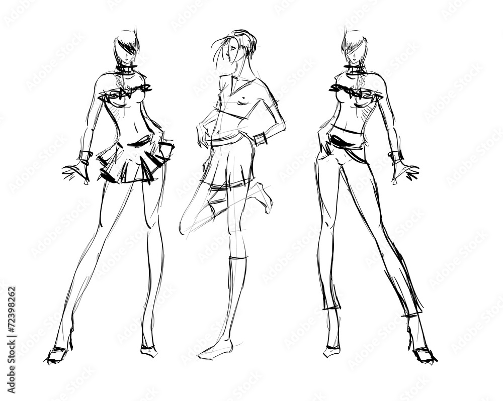 SKETCH. fashion girls