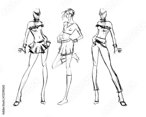 SKETCH. fashion girls