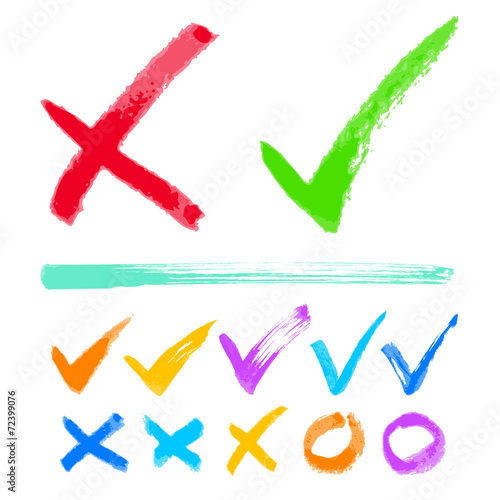 Vector check marks