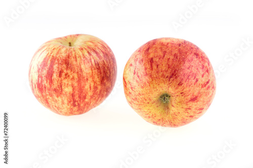fresh apple fruit isolated on white background © sutichak