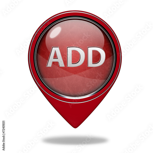 Free Download add pointer icon on white background - GFXLoad