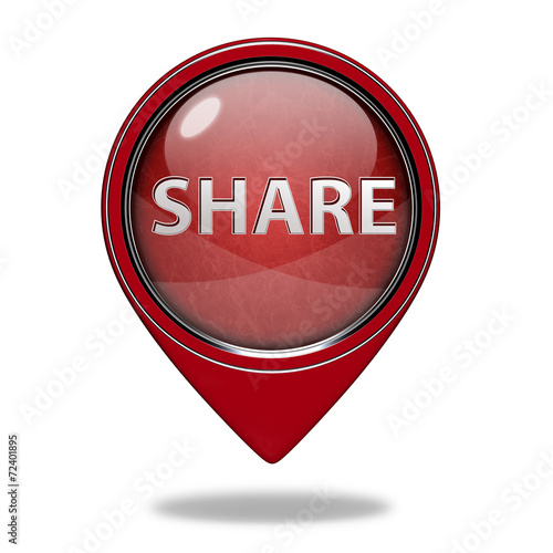 Free Download share pointer icon on white background - GFXLoad