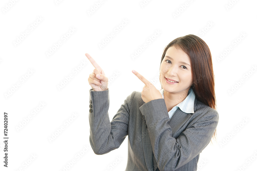 笑顔のOL 笑顔のOL