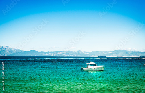 Yachts on azure sea water © Ievgen Skrypko