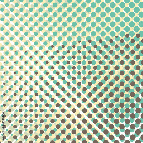 An abstract close up of a retro halftone pattern