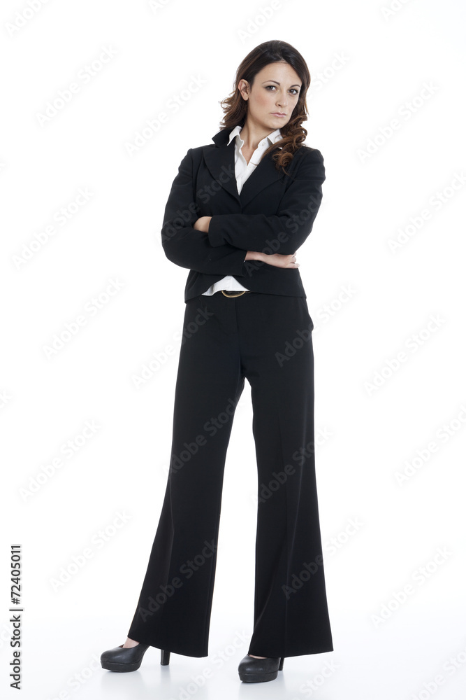 Portrait of a young attractive business woman Portrait of a young attractive business woman