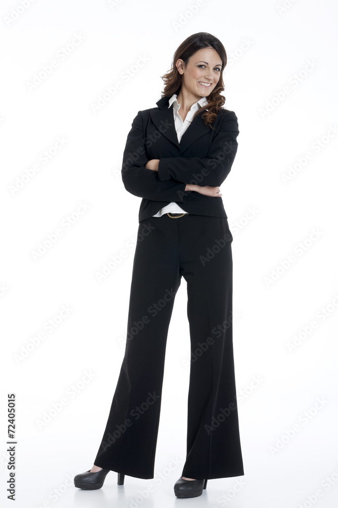 Portrait of a young attractive business woman Portrait of a young attractive business woman