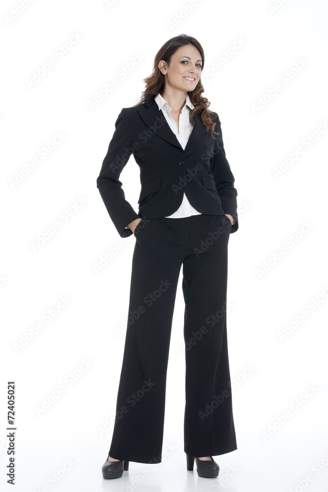 Portrait of a young attractive business woman Portrait of a young attractive business woman