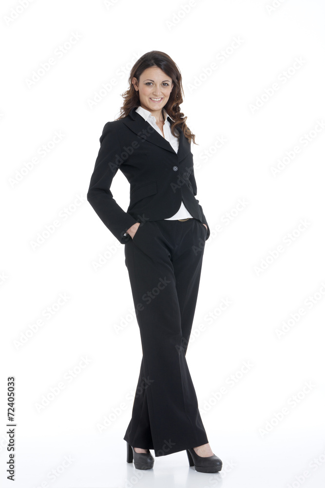 Portrait of a young attractive business woman Portrait of a young attractive business woman