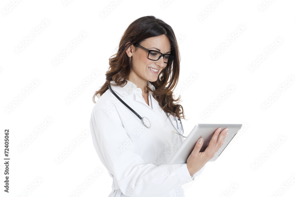 medical doctor woman with stethoscope medical doctor woman with stethoscope